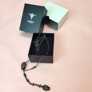 Women Skull & Cross Necklace Size OS